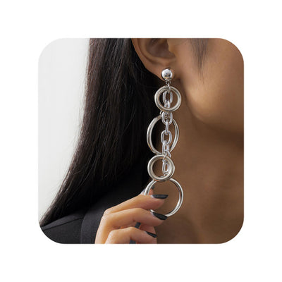 Boucle-d-Oreille-Grosse-Chaine
