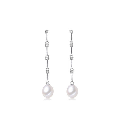 Boucle-d-Oreille-Perle-Argent
