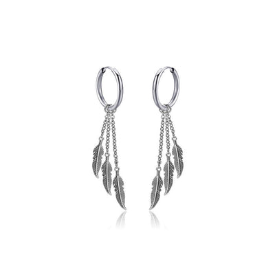 Boucle-d-oreille-chaine-plume
