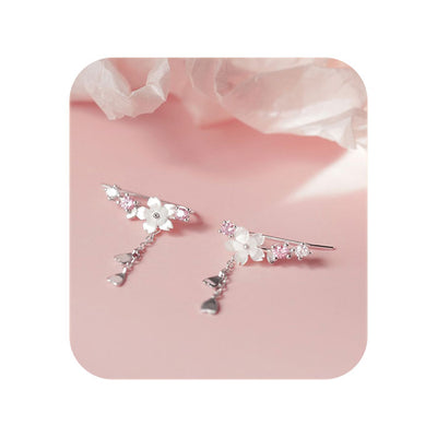 Boucles-d-Oreilles-avec-Chainette-Argent