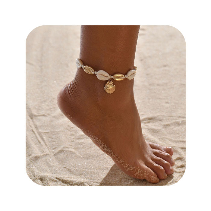 Bijoux-de-Cheville-Coquillage