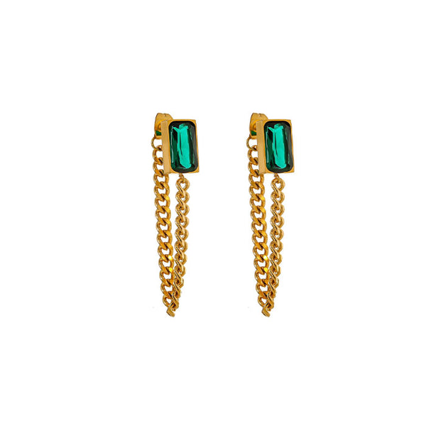 boucles d'oreilles chanel logo cc pendante strass en boucles d'oreilles chanel logo cc pendante strass en