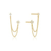 Boucle-d-Oreille-Double-Chaine-Or