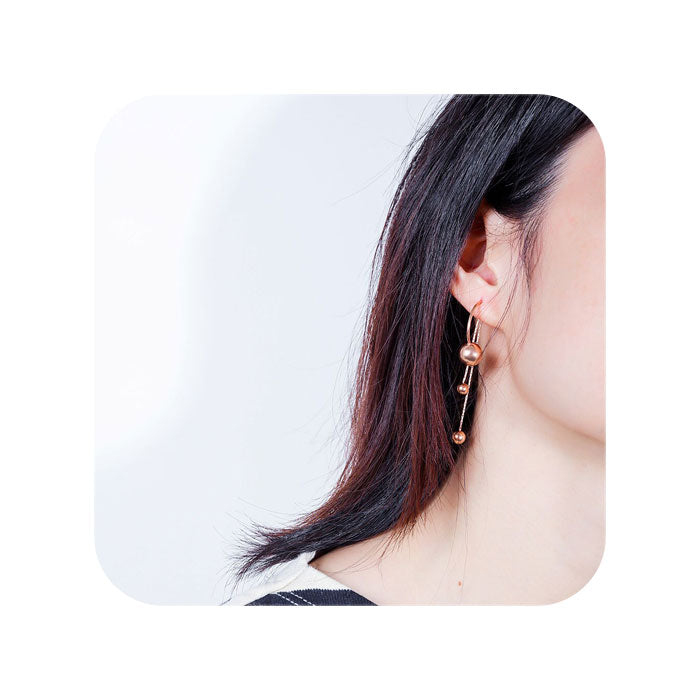 Boucle-d-Oreille-Chaine-Or-Rose