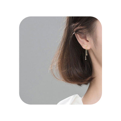 Boucle-d-oreille-chaine-or