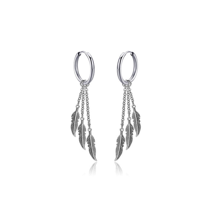 Boucle-d-oreille-chaine-plume